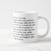 Grappig advies van een Toucan Grote Koffiekop (Rechts)