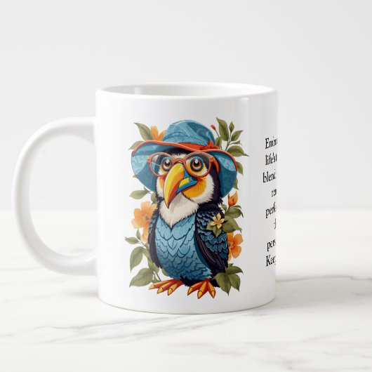 Grappig advies van een Toucan Grote Koffiekop (Links)