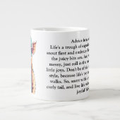 Grappig advies van een varken grote koffiekop (Voorkant)