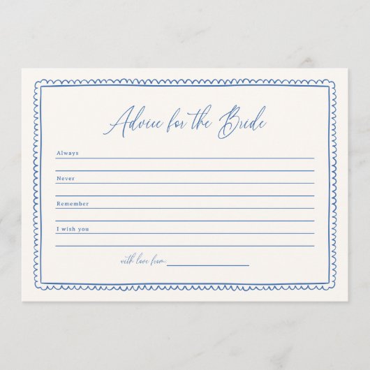Grappig advies voor het bruid Vrijgezellenfeest (Voorkant)