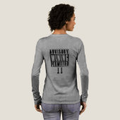 Grappig Advies: Wining Toegestaan Tri-Blend Shirt (Achterkant)