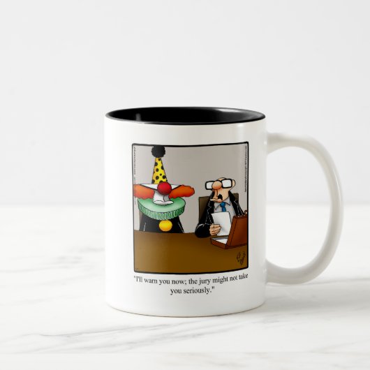 Grappig Advocaat Humor Mok Cadeau (Rechts)