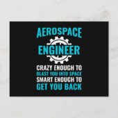 Grappig Aerospace Engineer citaat Briefkaart (Voorkant)