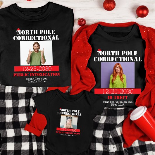 Grappig Afbeelding Matching Familie Kerst Pajama T-shirt