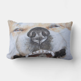 grappig afbeelding van glimlachende hond kussen