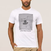 Grappig afbeelding van glimlachende schattige hond t-shirt (Voorkant)