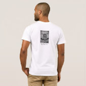 Grappig afbeelding van glimlachende schattige hond t-shirt (Achterkant volledig)