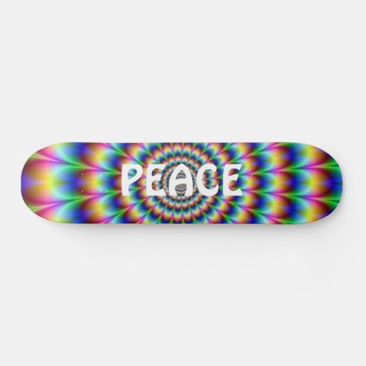Grappig_afbeeldingen_1230, PEACE Skateboard (Horizontaal)