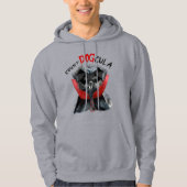 Grappig Affenpinscher Hond Vampier Halloween Kostu Hoodie (Voorkant)