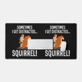 GRAPPIG AFGELEID EEKHOORN Dierenpark Boerderij Bureaumat (Keyboard & Muis)