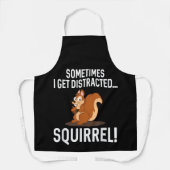 GRAPPIG AFGELEID EEKHOORN Dierenpark Boerderij Schort (Voorkant)