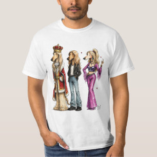 Grappig Afghaans honden shirt Cute Dog T-shirt