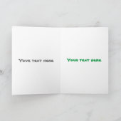 Grappig afrikaans varken cartoon illustratie kaart (Binnen)