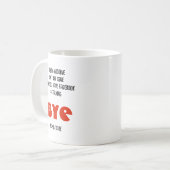 GRAPPIG Afscheid Collega Sociale Media Stalkende M Koffiemok (Voorkant links)