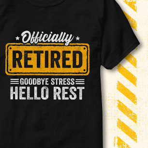 Grappig Afscheid Stress Hallo Rust Officieel Met P T-shirt