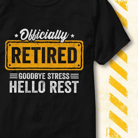 Grappig Afscheid Stress Hallo Rust Officieel Met P T-shirt