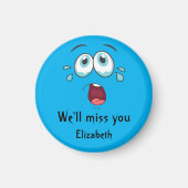 Grappig afscheid, we zullen je missen. magneet (Voorkant)