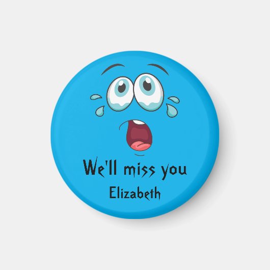 Grappig afscheid, we zullen je missen. magneet (Voorkant)