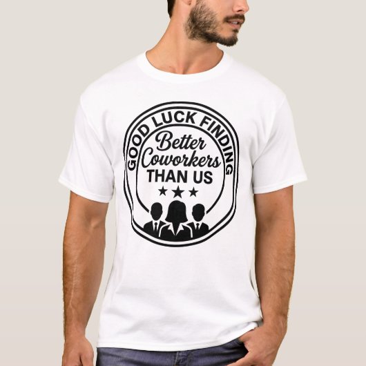 Grappig Afscheids T-Shirt voor Collega (Voorkant)