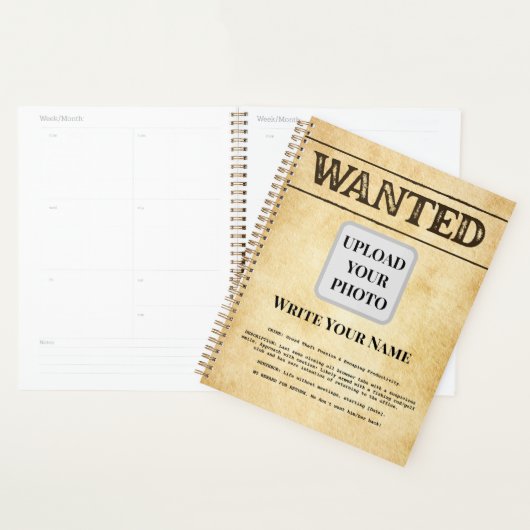 Grappig AfscheidsGeschenk voor een Collega in West Planner (Display)