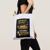 Grappig Afstudeer Shirt – Ik Ben Afgestudeerd, Wat Tote Bag (Dichtbij)