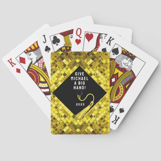 Grappig afstudeercadeau pokerkaarten (Achterkant)