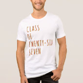 Grappig afstudeercadeau Tri-Blend shirt (Voorkant)