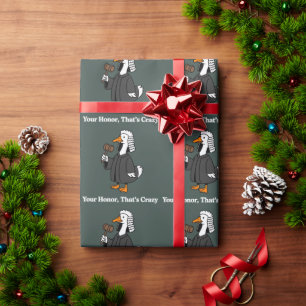 Grappig afstudeercadeau voor ganzen advocaat recht cadeaupapier