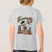 Grappig Afstudeerend Skelet 2026 – Doodmoe Tri-Blend Shirt (Achterkant)