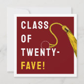 Grappig Afstuderen 2025 Kaart (Voorkant)