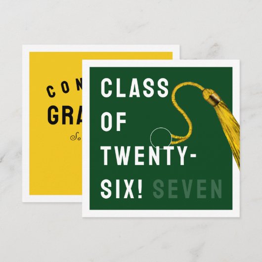 Grappig Afstuderen 2025 Kaart (Voorkant / Achterkant)