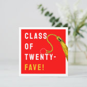Grappig Afstuderen 2025 Kaart (Staand voorkant)
