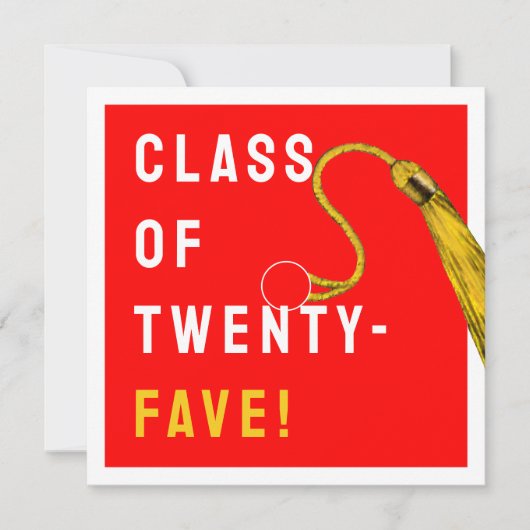 Grappig Afstuderen 2025 Kaart (Voorkant)