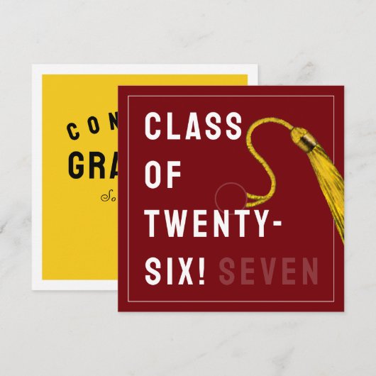 Grappig Afstuderen 2025 Kaart (Voorkant / Achterkant)