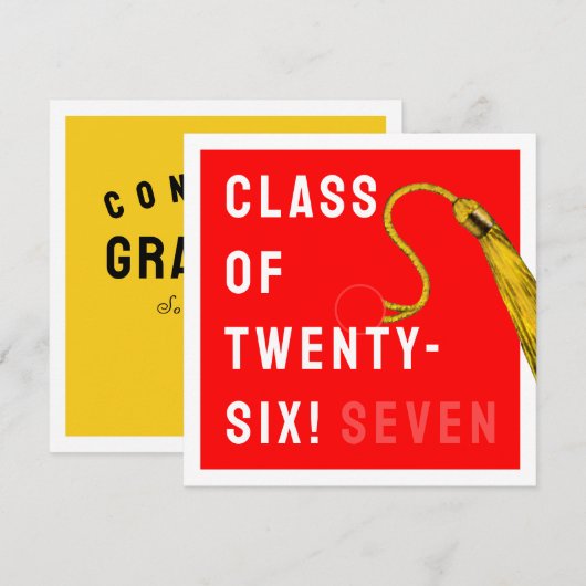 Grappig Afstuderen 2025 Kaart (Voorkant / Achterkant)