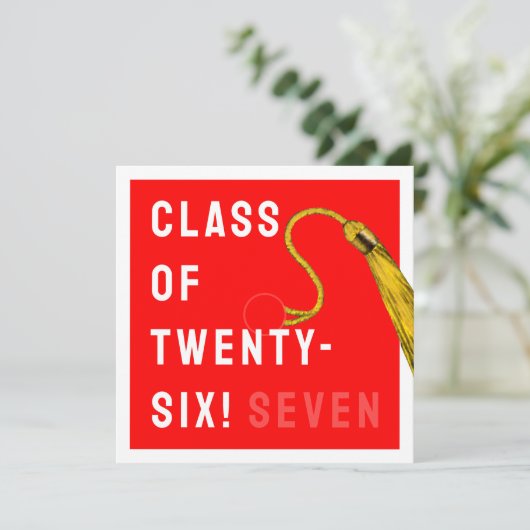 Grappig Afstuderen 2025 Kaart (Staand voorkant)