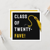 Grappig Afstuderen 2025 Kaart (Voorkant / Achterkant in situ)