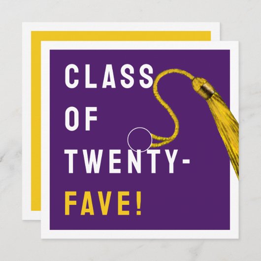 Grappig Afstuderen 2025 Kaart (Voorkant / Achterkant)