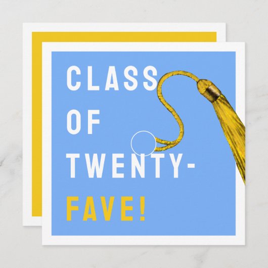 Grappig Afstuderen 2025 Kaart (Voorkant / Achterkant)