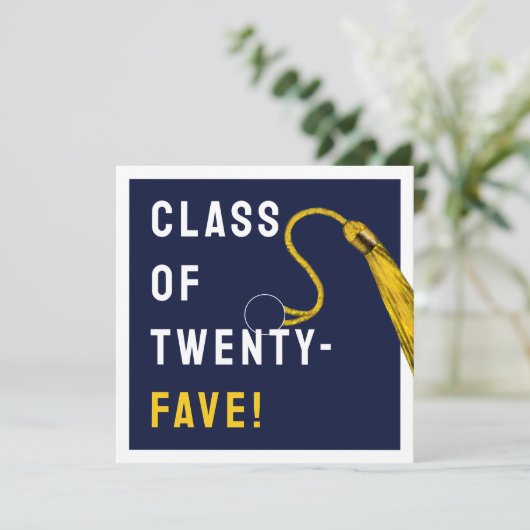 Grappig Afstuderen 2025 Kaart (Staand voorkant)