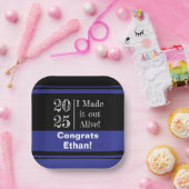 Grappig Afstuderen 2025 Papieren Bordje (Feest)