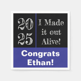 Grappig Afstuderen 2025 Servet