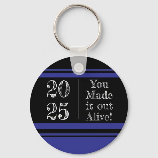 Grappig Afstuderen 2025 Sleutelhanger (Voorkant)