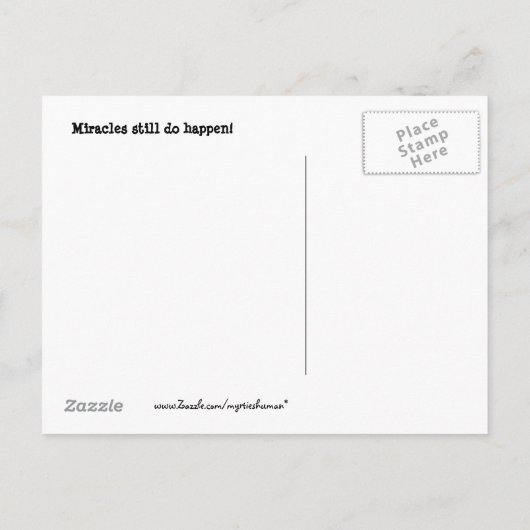 Grappig Afstuderen  Aankondiging Postcar (Achterkant)