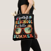 Grappig Afstuderen Hallo Goodbye Preschool Tote Bag (Dichtbij)