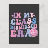 Grappig Afstuderen in mijn klas afgewezen Era Retr Aankondigingskaart (Voorkant)