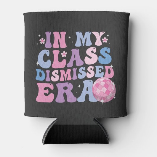 Grappig Afstuderen in mijn klas afgewezen Era Retr Blikjeskoeler (Voorkant)