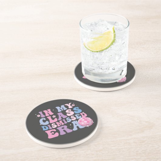 Grappig Afstuderen in mijn klas afgewezen Era Retr Zandsteen Onderzetter (Zijkant)