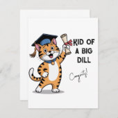 Grappig Afstuderen Kaart voor kinderen - Kind van  Notitiekaartje (Voorkant / Achterkant)