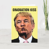 GRAPPIG AFSTUDEREN KAARTEN, DONALD TRUMP KUS KAART (Voorkant)